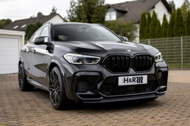 BMW X6 M (F96) abaissé avec ressorts H&R 