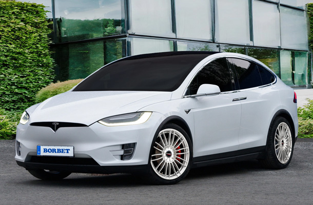 Jante Borbet CW3 pour Tesla Model X Plaid AWD