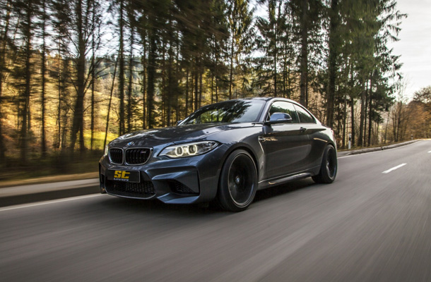 BMW M2 avec Combiné fileté ST XTA plus 3